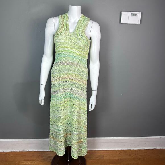 Zara Crochet Dress size small NWT Maxi rainbow Multicolored blogger favorite - Picture 2 of 16